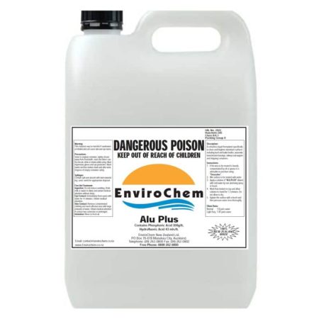 Aluminium Brightener Cleaner Alu Plus 5 Litre - ChemShop Auckland