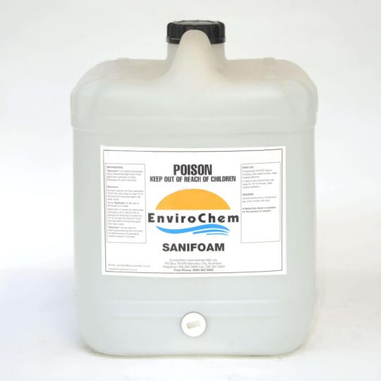 Sanifoam Foaming Sanitiser ChemShop Auckland NZ 20L